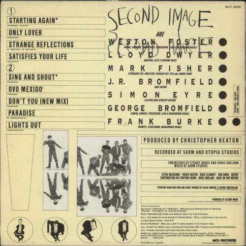 Second Image Strange Reflections vinyl LP album (LP record) UK UECLPST576719
