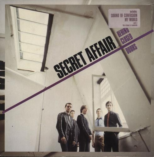 Secret Affair Behind Closed Doors - Hype Stickered vinyl LP album (LP record) UK AFFLPBE730949