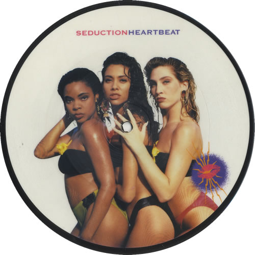 Seduction Heartbeat 7" vinyl picture disc (7 inch picture disc single) UK DCS7PHE512076