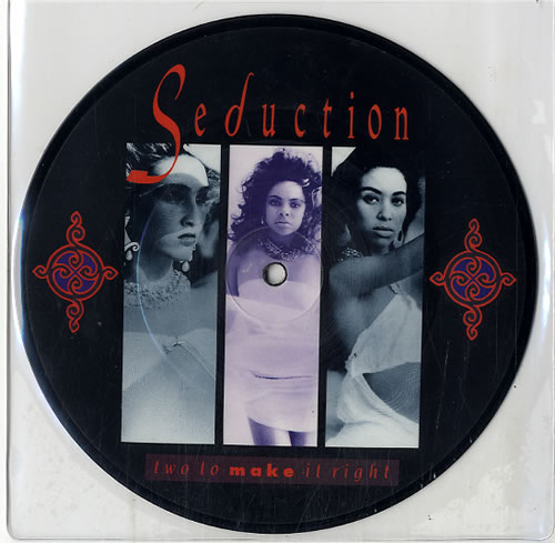 Seduction Two To Make It Right 7" vinyl picture disc (7 inch picture disc single) UK DCS7PTW609112