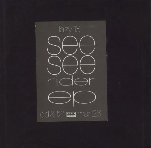 See See Rider See See Rider EP - Test Pressing 12" vinyl single (12 inch record / Maxi-single) UK UEE12SE779060