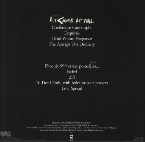 Sektemtum Aut Caesar, Aut Nihil vinyl LP album (LP record) French 9I2LPAU869148