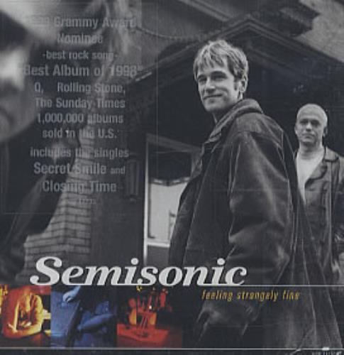 Semisonic Feeling Strangely Fine CD album (CDLP) UK ONCCDFE214808