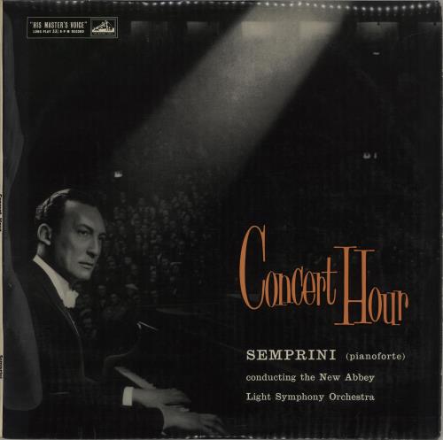 Semprini Concert Hour vinyl LP album (LP record) UK 1N1LPCO660987