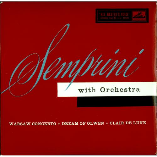 Semprini Semprini With Orchestra EP 7" vinyl single (7 inch record / 45) UK 1N107SE423396