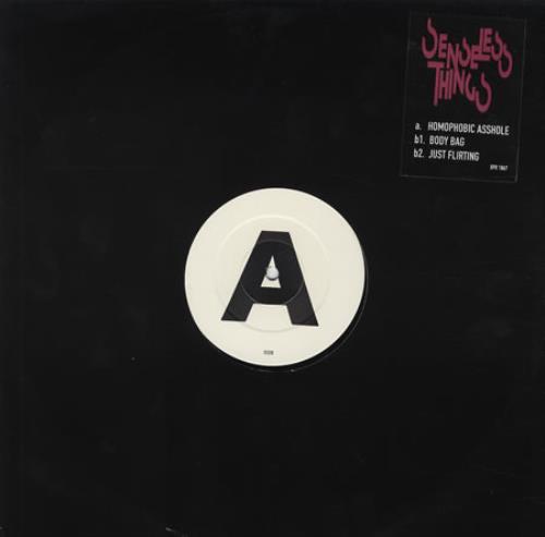 Senseless Things Homophobic Asshole 12" vinyl single (12 inch record / Maxi-single) UK SEN12HO252947