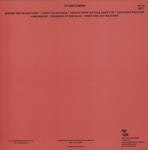 Senseless Things Up And Coming 12" vinyl single (12 inch record / Maxi-single) UK SEN12UP05825