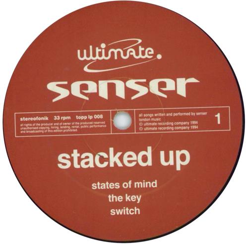 Senser Stacked Up 2-LP vinyl record set (Double LP Album) UK SNR2LST561657