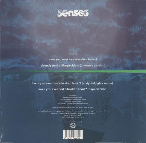 Senses Have You Ever Had A Broken Heart? - Neon Green Vinyl - Sealed 10" vinyl single (10 inch record) UK 9XN10HA872929
