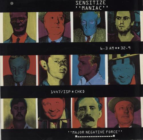Sensitize Maniac 12" vinyl single (12 inch record / Maxi-single) UK STZ12MA394008