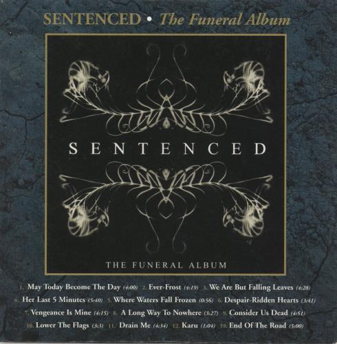 Sentenced The Funeral Album CD album (CDLP) US ZS8CDTH720302