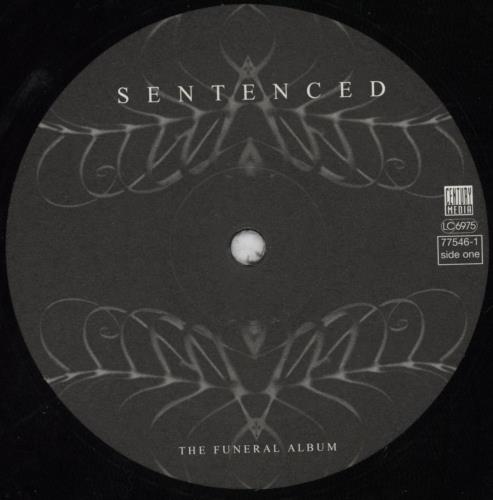Sentenced The Funeral Album vinyl LP album (LP record) German ZS8LPTH818630