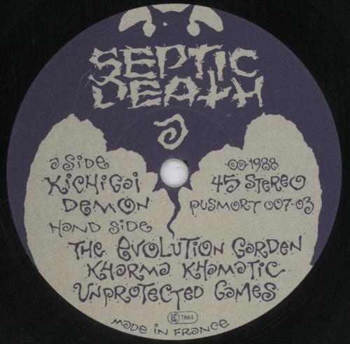 Septic Death『Now That I Have～』LP Septic Death Now That I Have The Attention What Do I Do With