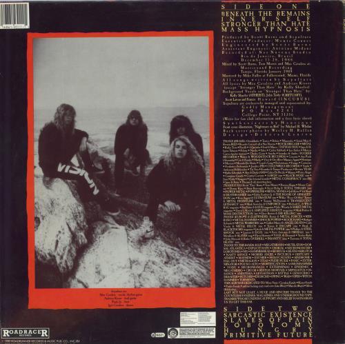 Sepultura Beneath The Remains - EX vinyl LP album (LP record) Dutch SEPLPBE801233