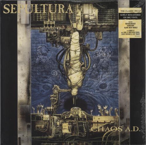 Sepultura Chaos A.D. - 180 Gram Vinyl - Sealed 2-LP vinyl record set (Double LP Album) UK SEP2LCH869490