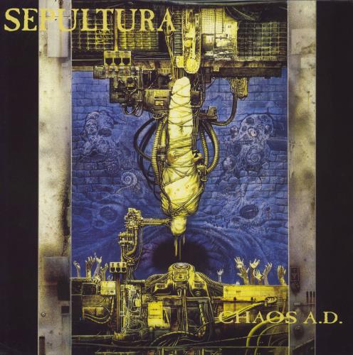 Sepultura Chaos A.D. - 180gm 2-LP vinyl record set (Double LP Album) UK SEP2LCH813987