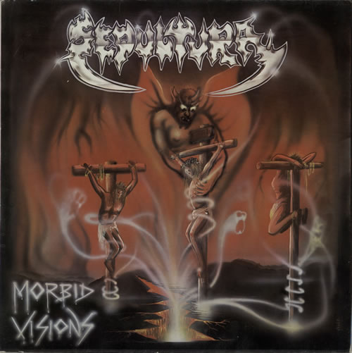 Sepultura Morbid Visions - Blue Label Design vinyl LP album (LP record) German SEPLPMO579093