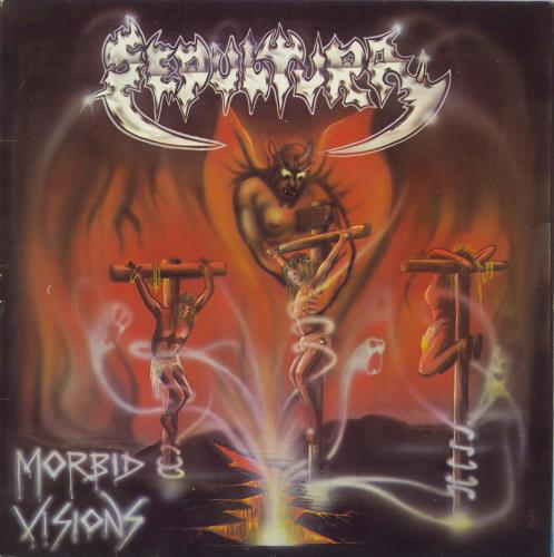 Sepultura Morbid Visions - red Label Design vinyl LP album (LP record) German SEPLPMO814516