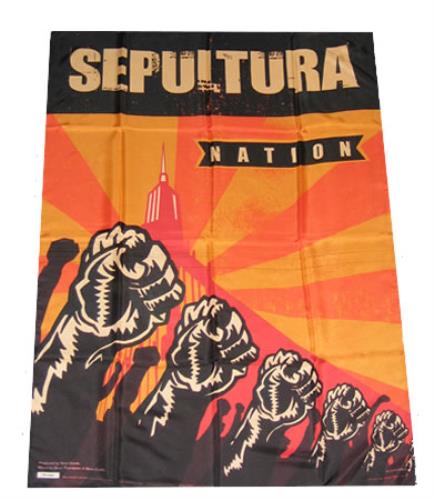 Sepultura Nation - Banner memorabilia Italian SEPMMNA186600