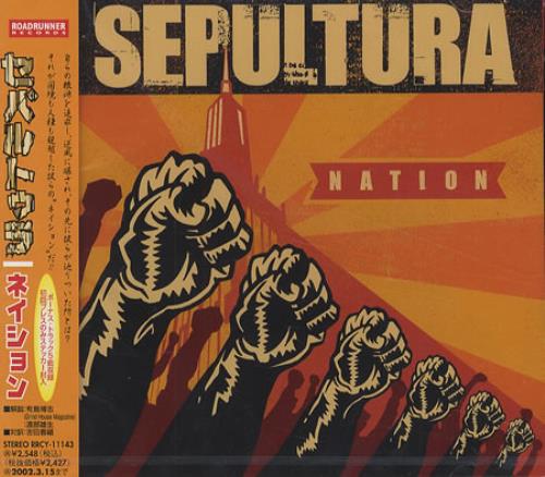 Sepultura Nation CD album (CDLP) Japanese SEPCDNA179551