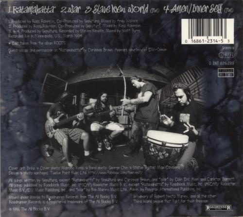 Sepultura Ratamahatta CD single (CD5 / 5") UK SEPC5RA554070