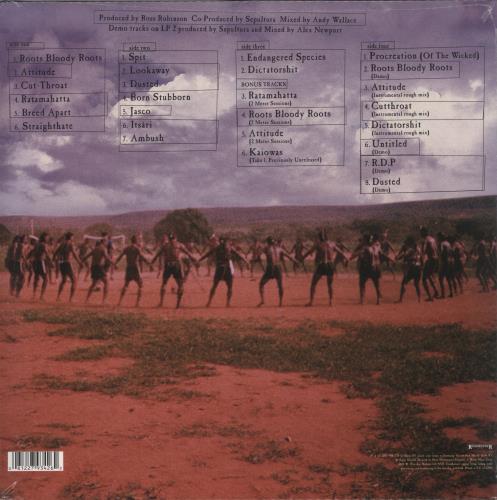 Sepultura Roots - 180 Gram Vinyl - Sealed 2-LP vinyl record set (Double LP Album) UK SEP2LRO869496