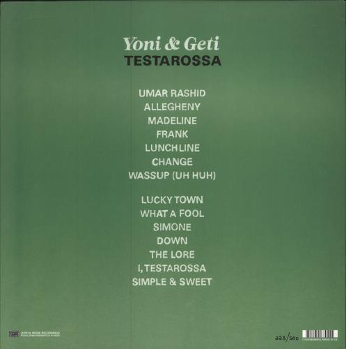 Serengeti Testarossa - Multi-Colour Splattered Vinyl + Numbered Sleeve vinyl LP album (LP record) US 4JTLPTE784165