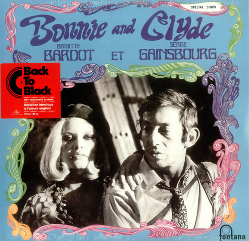 Serge Gainsbourg Bonnie And Clyde vinyl LP album (LP record) French GNSLPBO454557