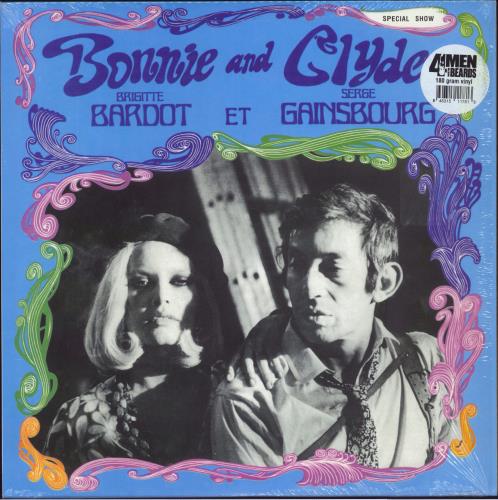 Serge Gainsbourg Bonnie And Clyde vinyl LP album (LP record) US GNSLPBO811400