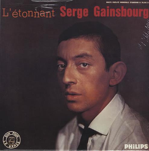 Serge Gainsbourg L'Etonnant - Sealed 10" vinyl single (10 inch record) French GNS10LE367418