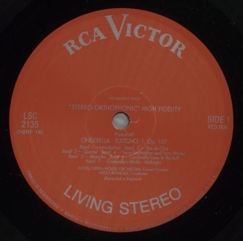 Sergei Prokofiev Cinderella - 180gm vinyl LP album (LP record) US PJ3LPCI881176