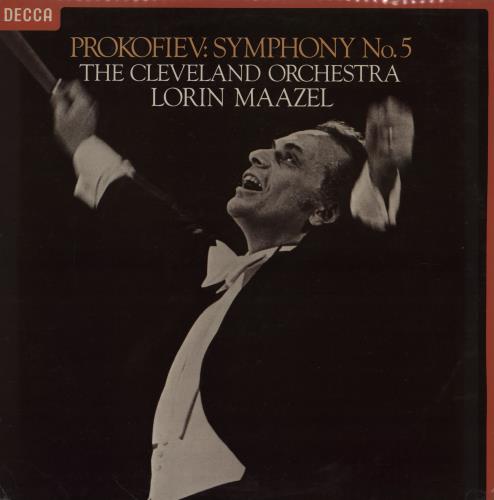 Sergei Prokofiev Symphony No. 5 vinyl LP album (LP record) UK PJ3LPSY751600