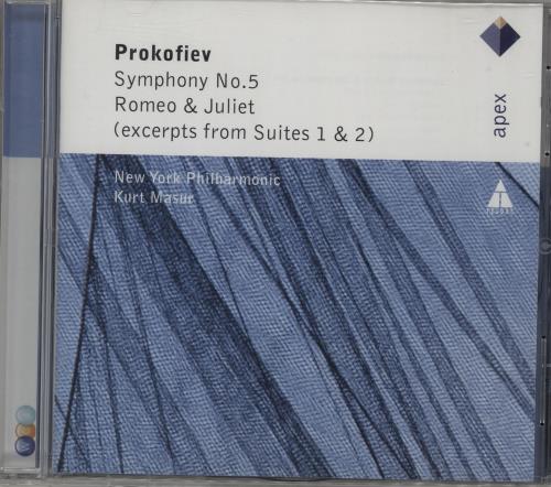 Sergei Prokofiev Symphony No. 5 CD album (CDLP) UK PJ3CDSY753929