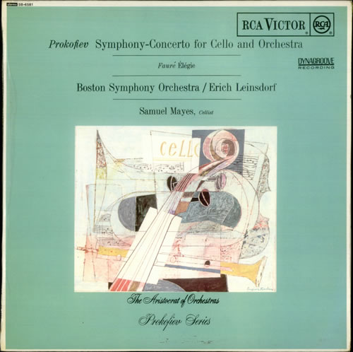 Sergei Prokofiev Symphony-Concerto for Cello and Orchestra vinyl LP album (LP record) UK PJ3LPSY540494