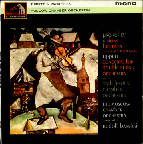 Sergei Prokofiev Visions Fugitives / Concerto for Double String Orchestra vinyl LP album (LP record) UK PJ3LPVI534549
