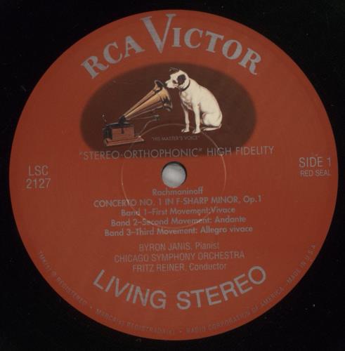 Sergei Rachmaninov Burleske / Concerto No.1 - 200gm vinyl LP album (LP record) US RL7LPBU874560