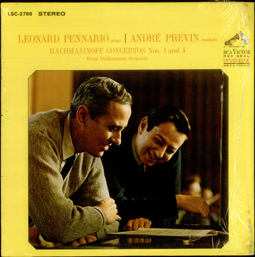 Sergei Rachmaninov Concertos Nos. 1 and 4 vinyl LP album (LP record) US RL7LPCO540491