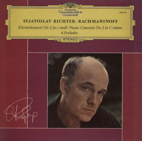 Sergei Rachmaninov Piano Concerto No. 2 In C Minor / 6 Preludes - 3rd vinyl LP album (LP record) UK RL7LPPI761055