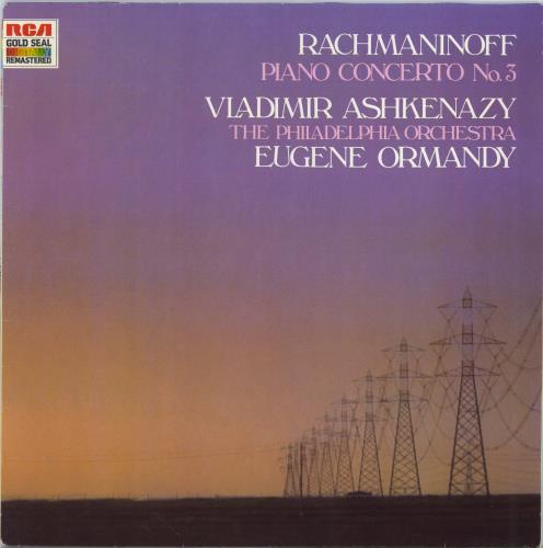 Sergei Rachmaninov Piano Concerto No. 3 vinyl LP album (LP record) UK RL7LPPI772745