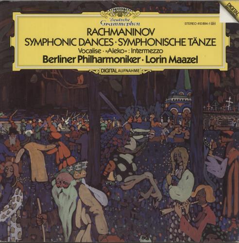 Sergei Rachmaninov Rachmaninov: Symphonic Dances - Symphonisches T�nze - Vocalise - �Aleko�: Intermezzo vinyl LP album (LP record) German RL7LPRA874962