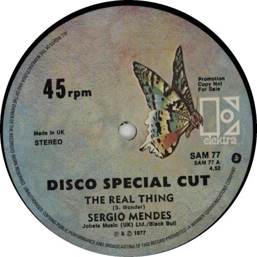 Sergio Mendes The Real Thing 12" vinyl single (12 inch record / Maxi-single) UK RGM12TH354645