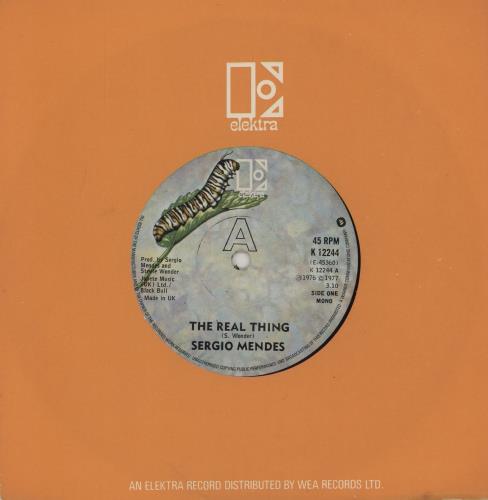 Sergio Mendes The Real Thing 7" vinyl single (7 inch record / 45) UK RGM07TH758721