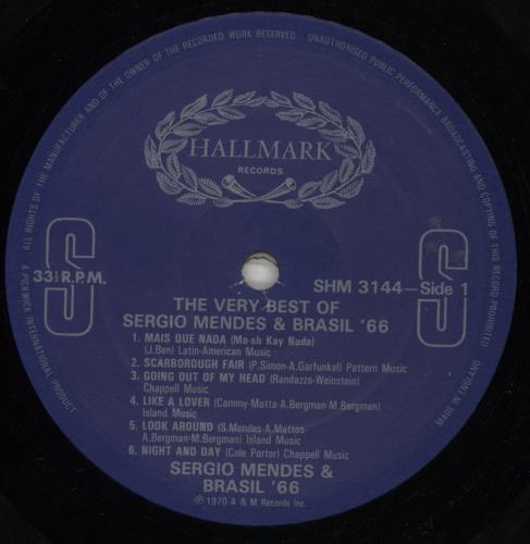 Sergio Mendes The Very Best Of vinyl LP album (LP record) UK RGMLPTH686347