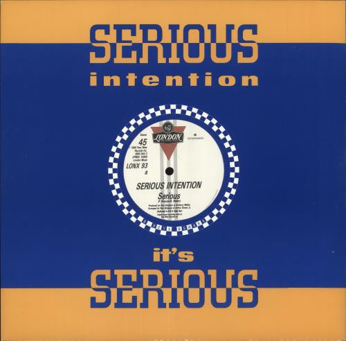 Serious Intention Serious 12" vinyl single (12 inch record / Maxi-single) UK NI712SE726406