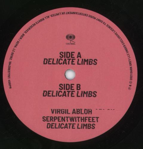 Serpentwithfeet Delicate Limbs 7" vinyl single (7 inch record / 45) UK 4K107DE874335