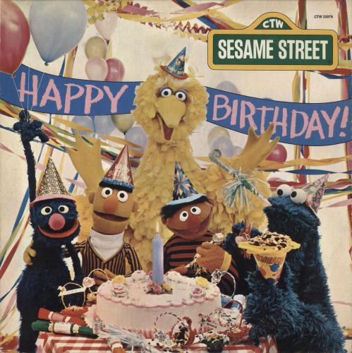 Sesame Street Happy Birthday! vinyl LP album (LP record) US S9SLPHA742038