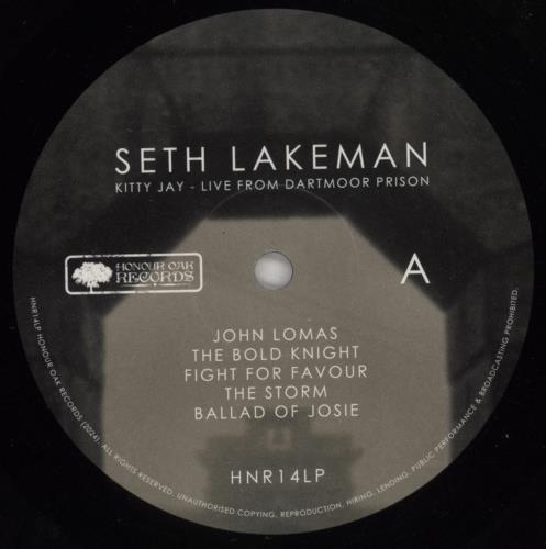 Seth Lakeman Kitty Jay - Live From Dartmoor Prison vinyl LP album (LP record) UK SZMLPKI879478