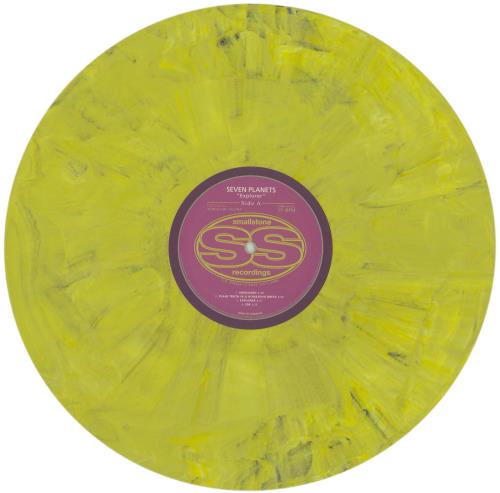 Seven Planets Explorer - Yellow Marble Vinyl vinyl LP album (LP record) German 9XXLPEX871045