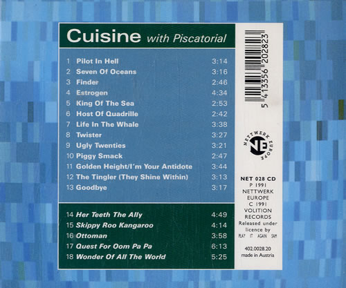 Severed Heads Cuisine [With Piscatorial] CD album (CDLP) Austrian SF6CDCU586007