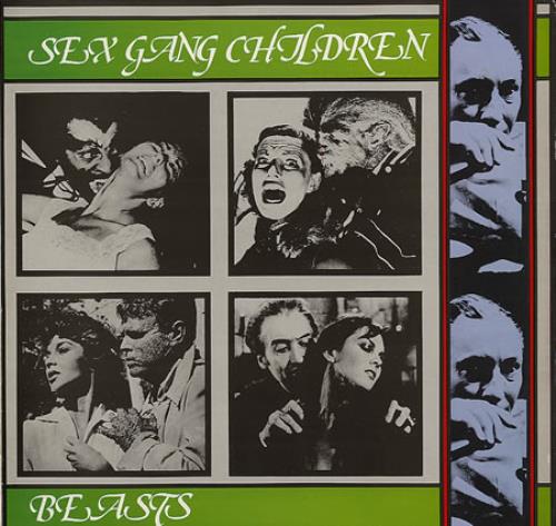Sex Gang Children Beasts vinyl LP album (LP record) UK SGCLPBE277932